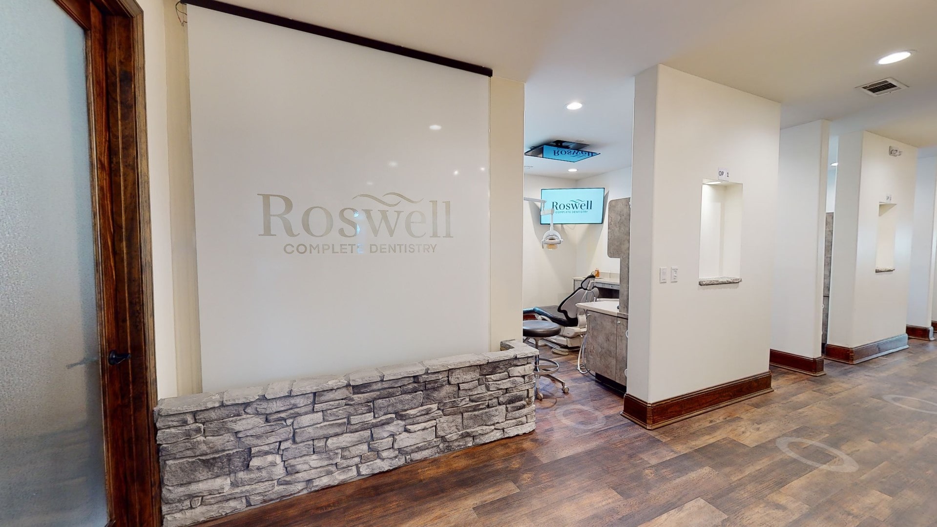 Dental office interior Duluth Dental Studio clinic room